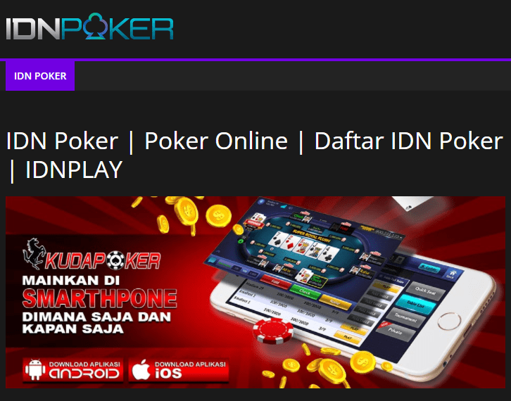Daftar Idn Poker Online Resmi Di Indonesia